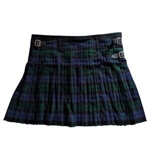 Scottish Blackwatch Tartan Kilt Mens Size 50 100% Wool St Patrick's Day Got Kilt